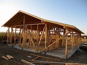 Ahşap Ev Çatı Yapımı