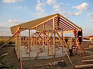 Ahşap Ev Çatı İskelet