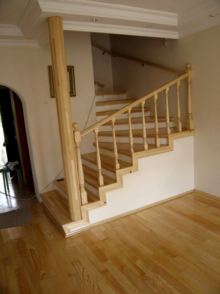 Ahşap Çam Merdiven