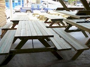 Ahşap Piknik Masaları