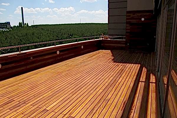 İroko Ahşap Teras Kaplama