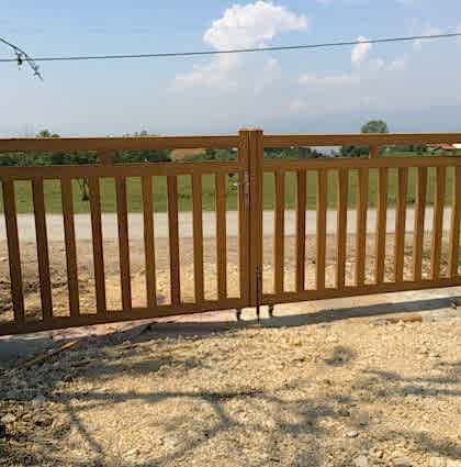 İreko Ahşap Bahçe Kapısı